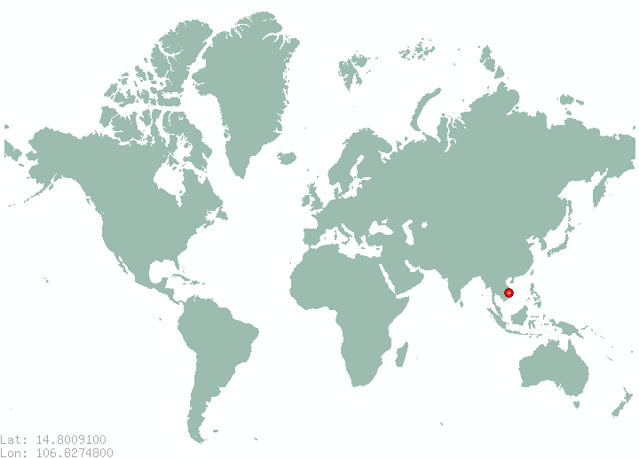Ban Xekaman in world map