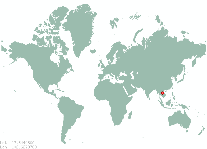 Ban Savang in world map