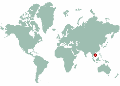 Ban Donsom in world map