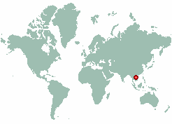 Laos in world map