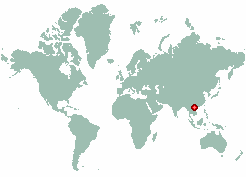 Sam Kouy in world map