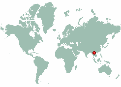 Ban Huoeisay Airport in world map